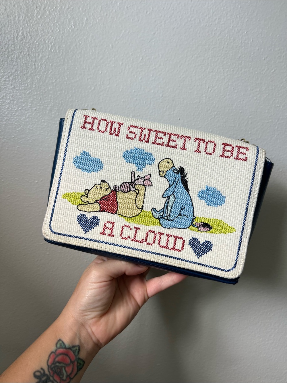 RARE Loungefly Disney Winnie Pooh Sweet Clouds Crossbody Purse